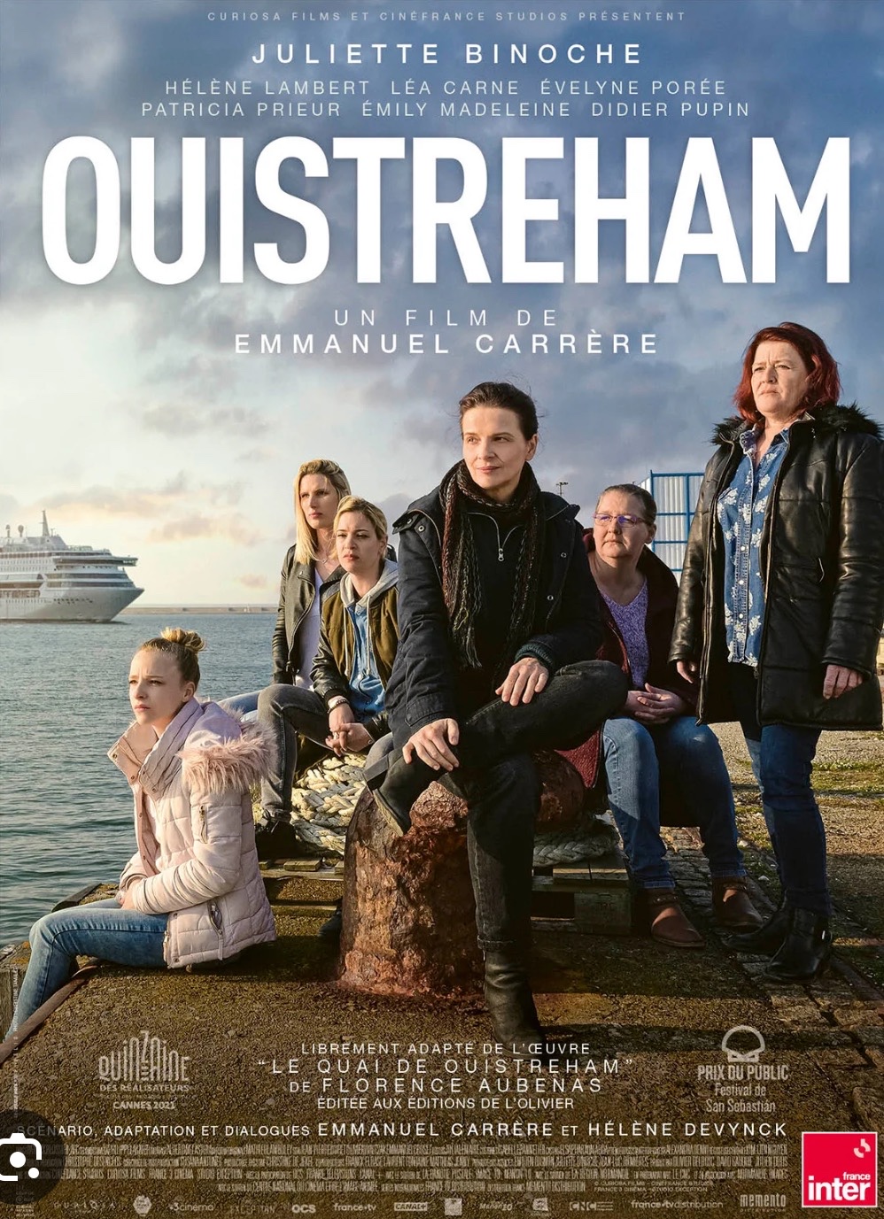 OUISTREHAM, Emmanuel Carrère 2021, Juliette Binoche, Hélène Lambert (societe)@@@.jpg
